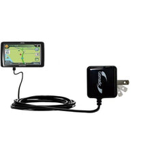 Load image into Gallery viewer, Gomadic Intelligent Compact AC Home Wall Charger Suitable for The Magellan Roadmate RV9365T-LMB - High Output Power with a Convenient, Foldable Plug Design - Uses TipExchange Technology
