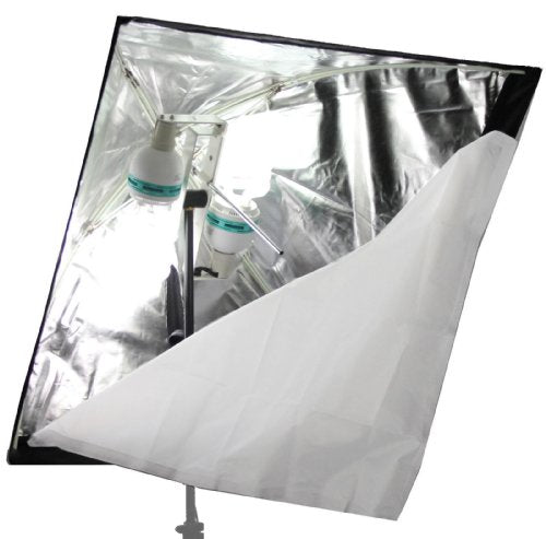 ALZO 200 Economy Softbox Video Light 3200K - Very Bright Very Light Weight softbox - Perfect for inverviews and Green Screen
