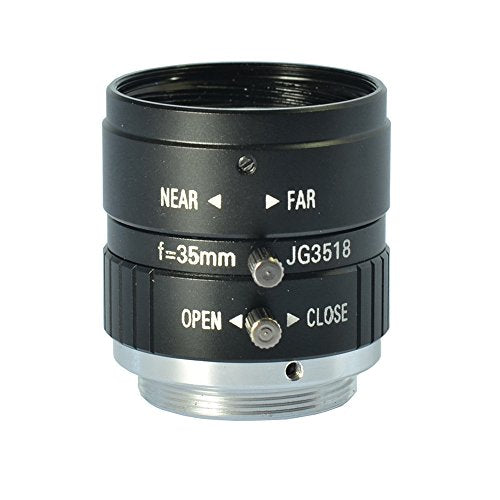 5.0MP 35mm F1.8 Manual Zoom Focus Iris C Mount Lens CCTV Lens for CCTV Camera Industry Microscope Camera