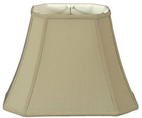 Royal Designs DBS-710-16BG (7 x 9) x (10.25 x 16) x 12.25 Rectangle Cut Corner Lamp Shade, Beige
