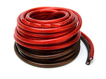 Load image into Gallery viewer, 8 Gauge 25&#39; Black and 25&#39; RED Car Audio Power Ground Wire Cable 50&#39; ft Total
