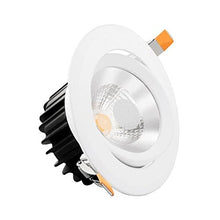 Load image into Gallery viewer, Infinity Green Lighting GAD0415 4&quot; Round Adjustable LED Recessed Light 15 Watts with Junction Box Dimmable (White, 5000K)
