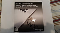 Kensington 64670 Combination Laptop Lock, Portable, 6-Ft L, Silver