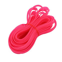 Load image into Gallery viewer, Aexit 10mm Dia Tube Fittings Tight Braided PET Expandable Sleeving Cable Wire Wrap Sheath Microbore Tubing Connectors Pink 10M

