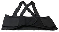 Husky Medium Adjustable Hook and Loop Lumbar Support Belt With Adjustable Suspenders (Fits Waist Size 32 to 38)