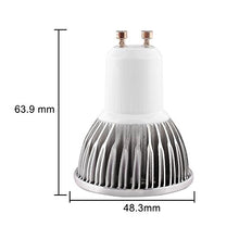 Load image into Gallery viewer, Mengjay 10 Pcs GU10 110V LED Light Bulbs,Aluminum Material, 50W Halogen Bulbs Equivalent, 5.5W, 500lm, Cold White 6000K, 120 Degree Beam Angle,Dim Recessed Lighting,Track Lighting
