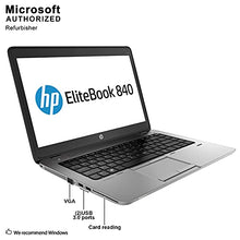 Load image into Gallery viewer, HP 2018 Elitebook 840 G1 14inch HD LED-backlit anti-glare Laptop Computer, Intel Dual-Core i5-4300U up to 2.9GHz, 8GB RAM, 500GB HDD, USB 3.0, Bluetooth, Window 10 Professional (Renewed)
