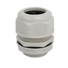 Load image into Gallery viewer, Aexit M40x1.5mm 10mm-12mm Transmission Adjustable 4 Holes Nylon Cable Gland Joint Gray
