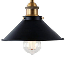 Load image into Gallery viewer, Unitary Brand Antique Black Metal Shades Kitchen Island Light Fixture with 3 E26 Bulb Sockets 120W Painted Finish
