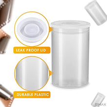 Load image into Gallery viewer, 15Pcs Film Canisters with Lids - 35 mm Camera Film Canister Set Small Container Storage Container with Lid Plastic Container - Film Reel Canister Storage with Lid - Canisters with Caps White Canister
