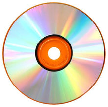 Load image into Gallery viewer, Cd-r 48x Shiny Top Orange Base Blank CDR
