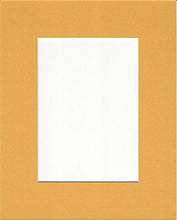 Load image into Gallery viewer, Pack of 2 24x36 Sun Yellow Picture Mats with White Core, for 20x30 Pictures
