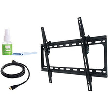 Load image into Gallery viewer, Fino FT64k2 30&quot;-65&quot; Large Tilt Mount with HDMI(R) Cable &amp; Screen Cleaner
