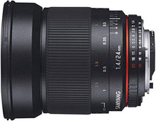 Load image into Gallery viewer, Samyang 24 mm F1.4 Manual Focus Lens for Samsung NX
