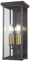 Minka Lavery Outdoor Wall Light 72582-143C Casway Exterior Wall Lantern, 4-Light 160 Watts, Oil Rubbed Bronze