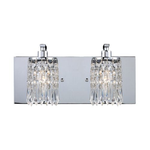 Elk 11229/2 Optix 2-Light Vanity in Polished Chrome