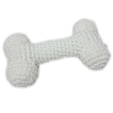 Load image into Gallery viewer, Baby Photography Props Boy Girl Photo Shoot Outfits Newborn Crochet Costume Infant Knitted Clothes Puppy Bone (White)
