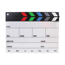 Load image into Gallery viewer, Cavision Next-Generation Clapper Slate with LED Light and Color Clap Sticks
