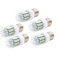 5W LED Corn Light Bulbs(5 Pack) - 5730 SMD 24 LEDs Bulb Lamp 450LM Warm White 3000K LED Corn Bulb Replacement for Home Office Bar Ceiling Light Wall Lamp, AC110V-130V, E26/E27