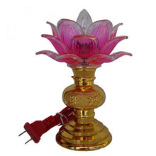 Load image into Gallery viewer, Lotus Buddha Lamp, Lotus Lights For Buddha Altar
