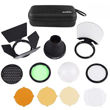 Load image into Gallery viewer, Godox AK-R1 Accessories Kit for Godox H200R Ring Flash Head Godox AD200 / AD200Pro / Godox V1 Round Head Flash Accessories with Magnetic Port Easy to Use
