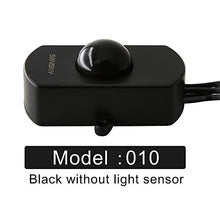Load image into Gallery viewer, Sensky BS010H 12v 24v 3a Motion Activated Sensor Switch, PIR Motion Sensor Switch with Long Distance and Time Adjustable, Black(Without Light Sensor)
