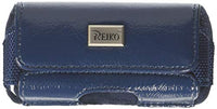 Reiko Horizontal Pouch HP56 for Motorola K1M - Retail Packaging - Navy Blue