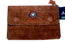 Load image into Gallery viewer, Affilare Genuine Leather Laptop Sleeve with Concho
