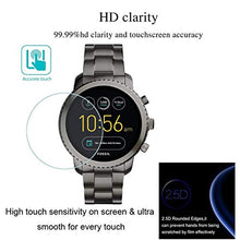 Load image into Gallery viewer, Youniker 3 Pack For Fossil Q Explorist Gen 3 Screen Protector Tempered Glass For Fossil Q Explorist Gen 3 Smart Watch Screen Protectors Foils Glass 9H 0.3MM,Anti-Scratch,Bubble Free
