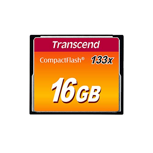 Transcend 16GB CompactFlash Memory Card 133x (TS16GCF133)
