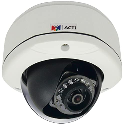 ACTI E77 | 10MP Outdoor Dome with D/N, Adaptive IR, Basic WDR, Fixed Lens