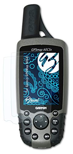 Bruni Screen Protector Compatible with Garmin GPSMap 60CX Protector Film, Crystal Clear Protective Film (2X)