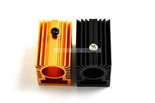 Load image into Gallery viewer, 2pcs Aluminum Radiator Heatsink 20x27x50mm for 12mm-13mm Laser Diode Module Golden Gold&amp;Black
