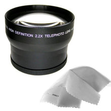 Load image into Gallery viewer, 2.2X High Definition Telephoto Lens Compatible with Sony Cybershot DSC-HX200V + Adapter

