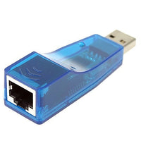 SANOXY External USB to Lan RJ45 Network Card Adapter 10/100 Mbps for Laptop PC