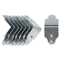 Reliable Hardware Company RH-1722-8-A Road Case Clamp, Large Size, 4-Hole, Zinc with Rivet/Screw Protector