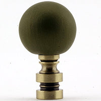 Ceramic 35mm Tarragon Ball Antique Base Finial 2