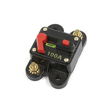Load image into Gallery viewer, Aexit Car Stereo Distribution electrical Audio Amplifier Inline Circuit Breaker Fuse Holder DC 12V 100A
