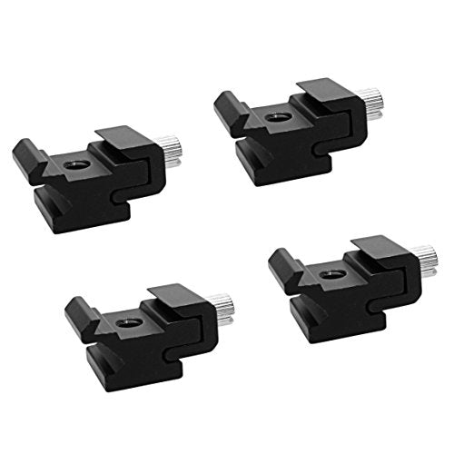 Foto&Tech 4 Pieces Hot Shoe Flash to Bracket/Stand Mount Adapter Trigger
