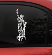 Load image into Gallery viewer, New York City Sticker Decal - 10.5&quot; Inches Statue of Liberty with Colored Flame Outdoor Vinyl for Car Truck Wall Laptop Window - I Love New York!

