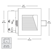 Load image into Gallery viewer, Bazz STRL1W Murale Recessed Wall LED Light Fixture, Dimmable, Energy Efficient, Easy Installation, 3-in, White
