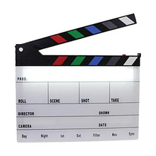 Load image into Gallery viewer, Cavision Next-Generation Clapper Slate with LED Light and Color Clap Sticks
