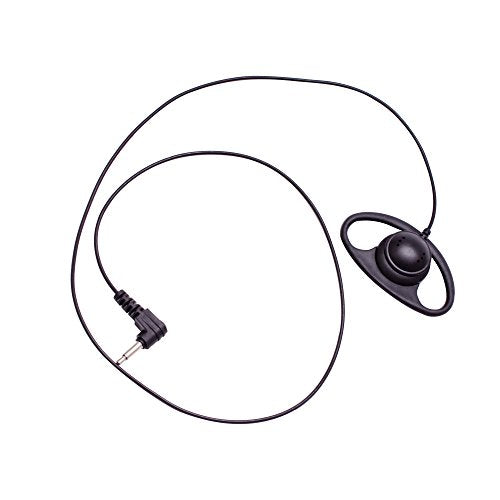 Arrowmax ARP07-35L D-Sharp Earhanger Receiving Only Earphone with 3.5mm Plug for Speaker Microphone