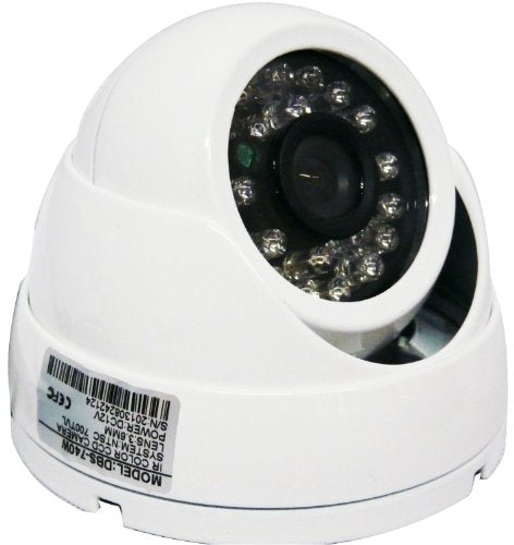 740W Professional 700 TVL High Resolution White Dome Waterproof Outdoor/Indoor - 3.6 mm Wide View Angle Lens