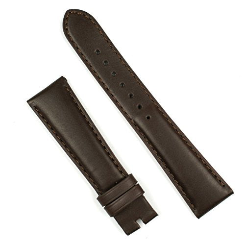 Brown Baby Calf Leather Watchband for Bell & Ross Original Vintage BR123 BR126 Long