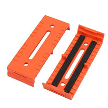 Load image into Gallery viewer, Aexit 12 Pcs Transmission Plastic 110mmx40mmx17mm Cable Holder Wire Organizer Orange for Office
