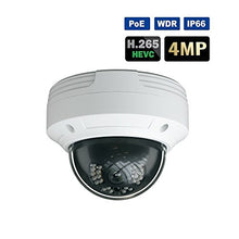 Load image into Gallery viewer, HDVD 4MP H.265 /H. 264, 3.6 mm, WDR, IP66, Wide Angle Lens, Night Vision up to 60FT, Outdoor/Indoor Vandal Dome Type POE CCTV Surveillance Cameras
