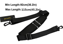 Load image into Gallery viewer, RICHEN Replacement Shoulder Strap Adjustable Luggage/Laptop/Camera Bag Strap with Swivel Hook,Pack of 2,Black
