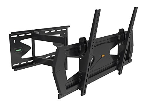 Black Full-Motion Tilt/Swivel Wall Mount Bracket with Anti-Theft Feature for Samsung UE55H6200 55