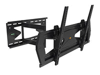 Black Full-Motion Tilt/Swivel Wall Mount Bracket with Anti-Theft Feature for LG 50LF652V 50
